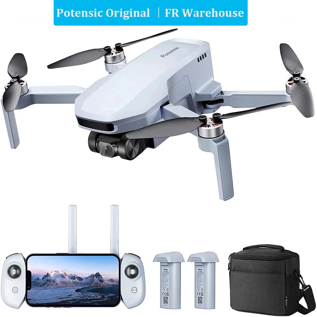 2024 Potensic ATOM SE 4K GPS Drones Single Axis Gimbal Professional Drone Under 249g Max 4-KM for Adults and Beginners as Gifts