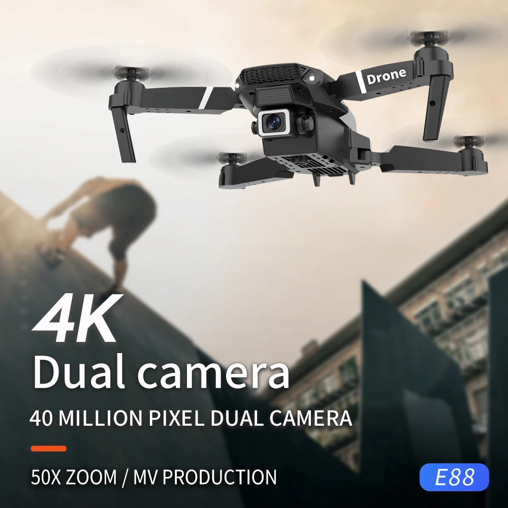 New Drone 2.4G RC Quadcopter Drone 5G FPV WiFi Easy Foldable With Mod