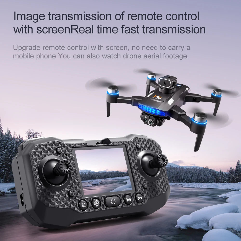 Lenovo M6 Drone 8K Professional 4K Camera Drones 5G WIFI FPV Video large screen remote control RC Dron Quadcopter