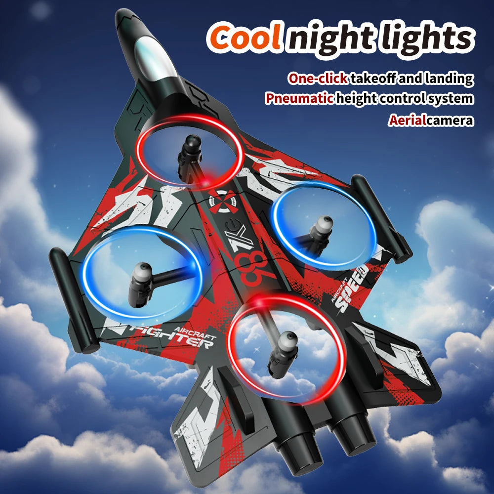 YL86 RC Plane Helicopter 2.4GHz Remote Control Aircraft with 360° Rolling Stunts, Three Speed Modes & Beginner-Friendly Flight Design