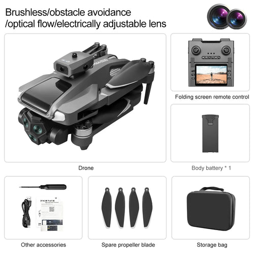 M66 Drone HD Folding Remote Control With Camera And Screen 5G
