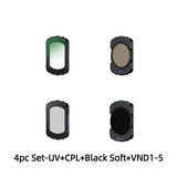 DJI OSMO POKET3 UV Magnetic Filter Kit UV CPL ND8/16/32/64 NDPL Black