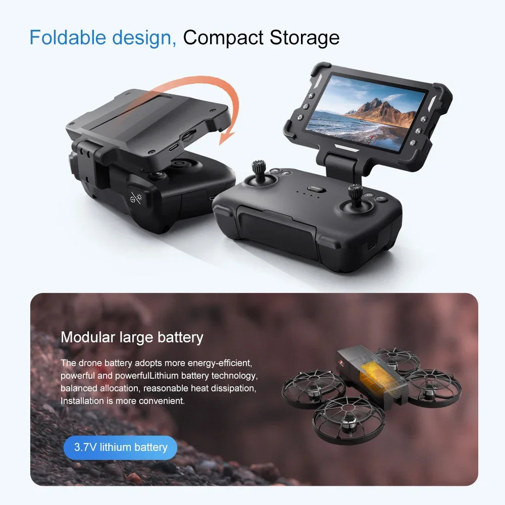 Lenovo M8 Drone 8K Professional GPS HD Camera Drones 5G WIFI Brushless Motor Optical Flow Hovering Folding Quadcopter toys