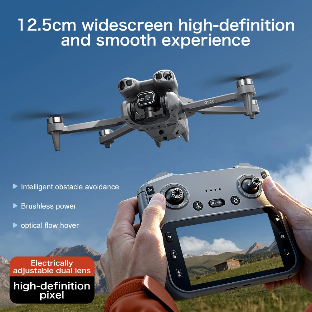 GT50 PRO RC Drone 8K HD Dual Cameras WiFi GPS