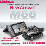 M66 Drone HD Folding Remote Control With Camera And Screen 5G