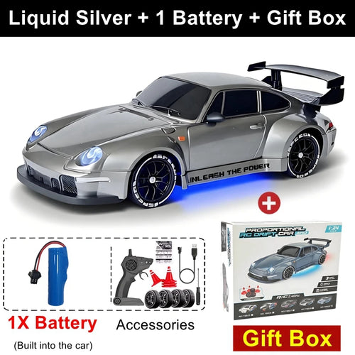 4WD Remote Control Drift Car Full Size 1:24 Mini Remote Control Racing