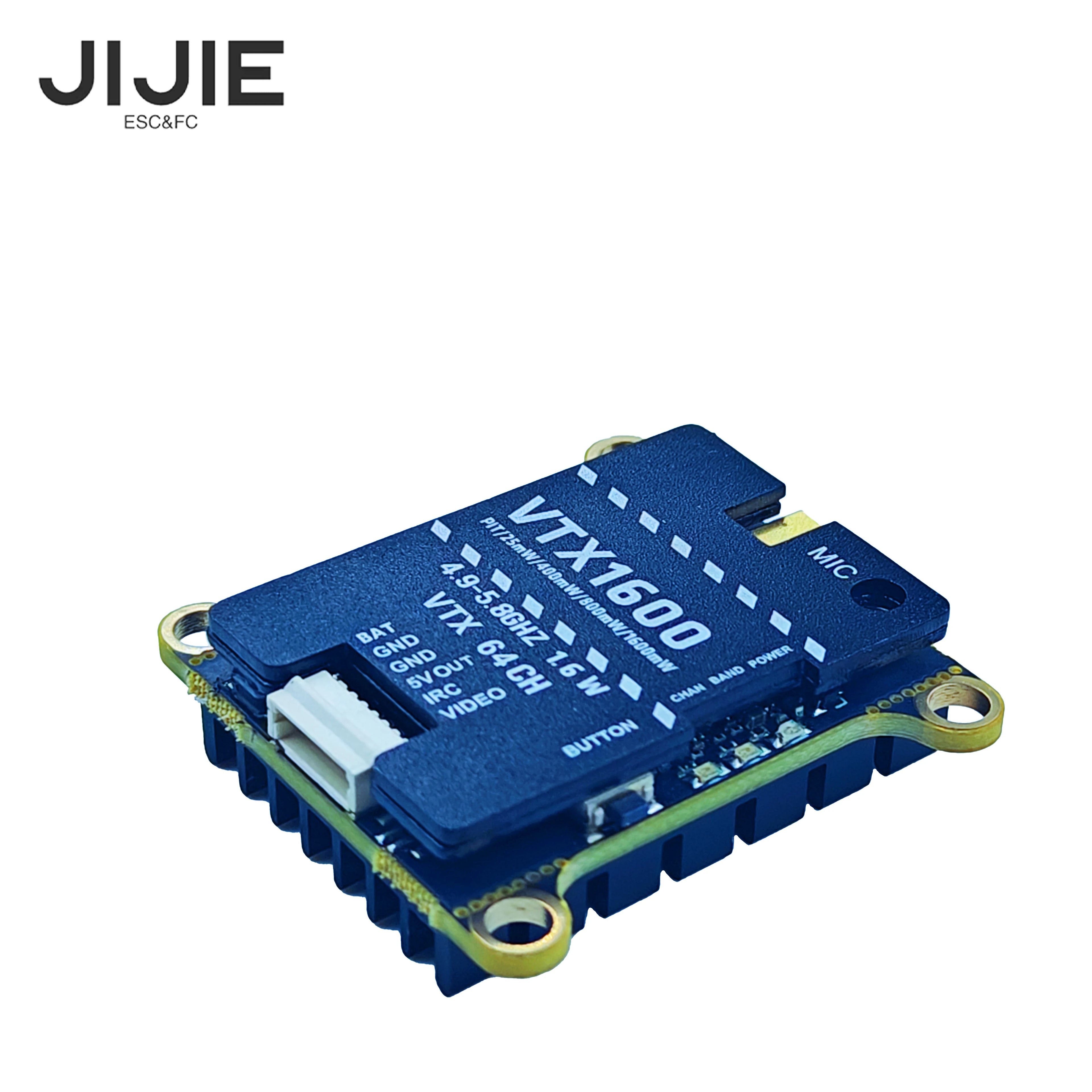 JIJIE Original New 1.6W VTX 2.5W High Power VTX 48CH Digital VTX Video Transmitter for RC FPV Long Range Fixed-wing Drones