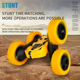 RC Stunt Car Children Double Sided Flip 2.4G Remote Control 360 Deree