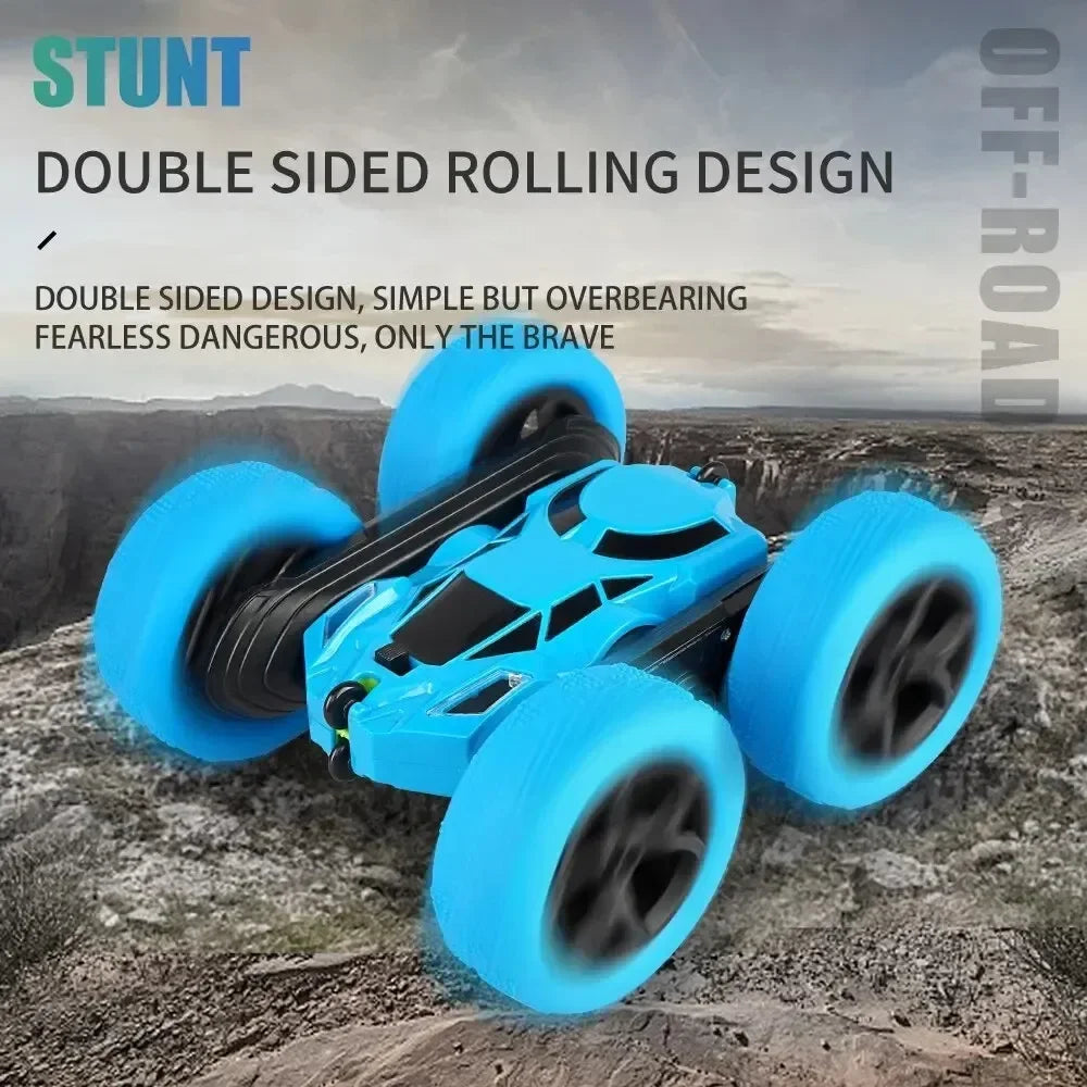 RC Stunt Car Children Double Sided Flip 2.4G Remote Control 360 Deree