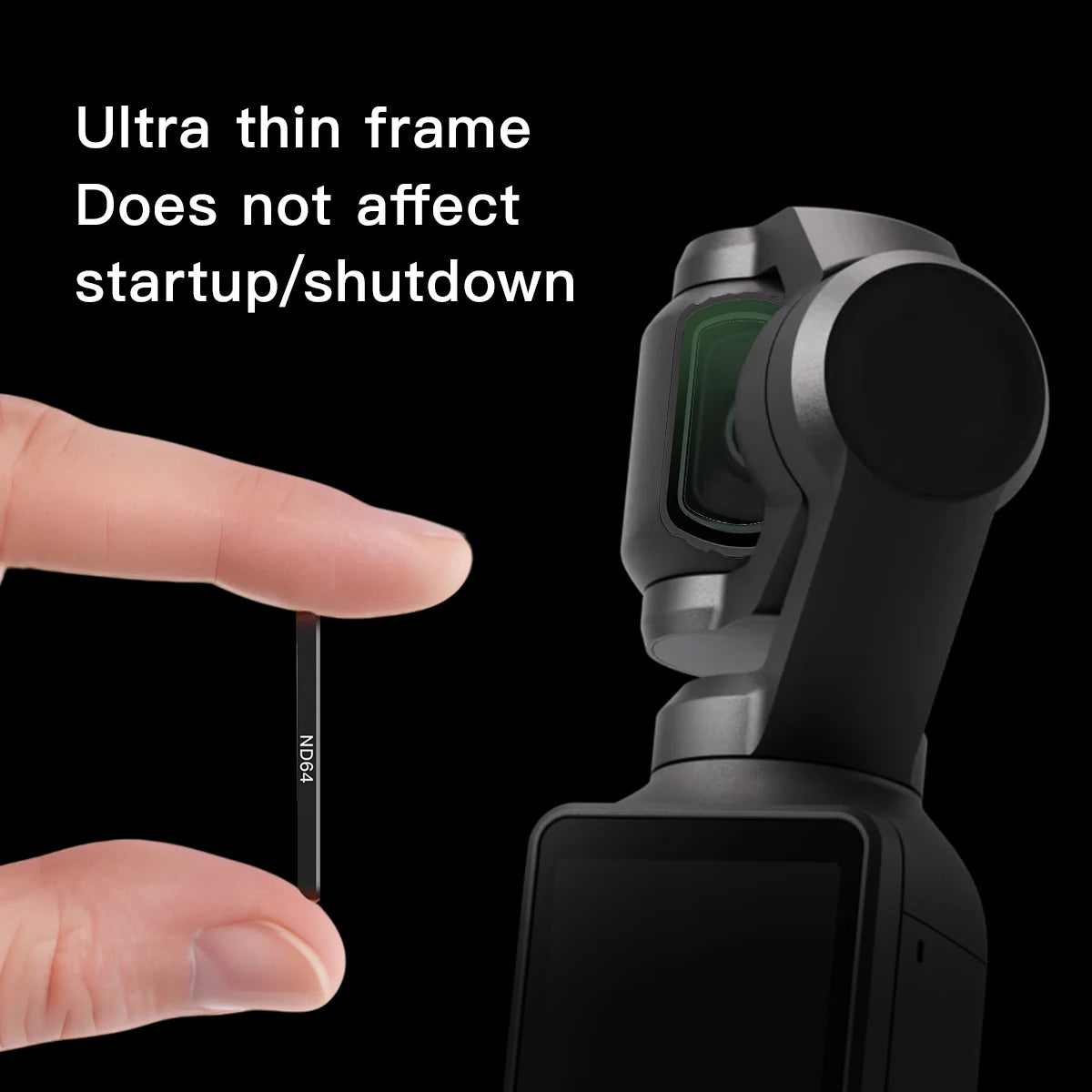 DJI OSMO POKET3 UV Magnetic Filter Kit UV CPL ND8/16/32/64 NDPL Black