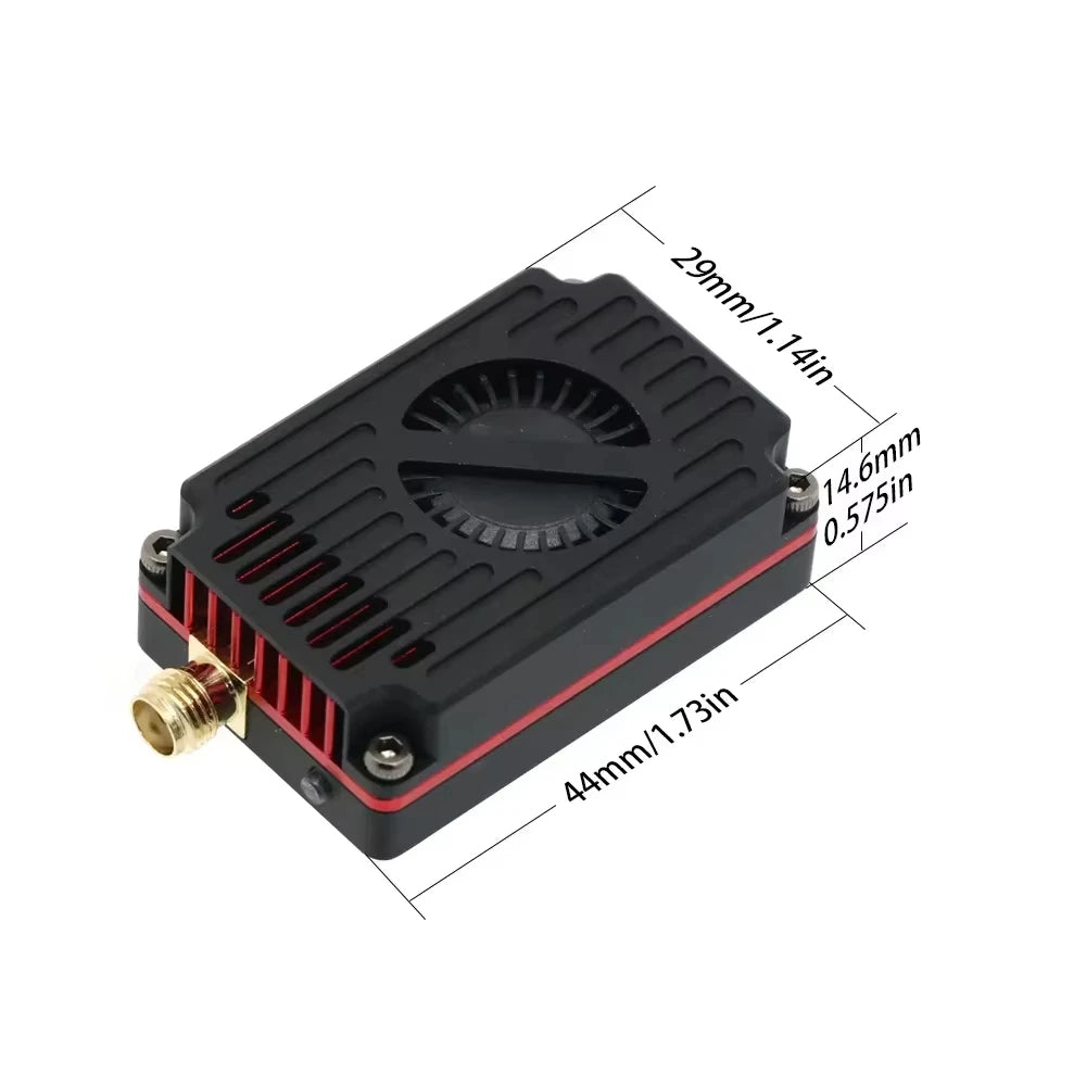 RUSHFPV 1.2G 1.3G 4W V2 VTX Image Transmission Switchable Video Transmitter Transmitting Module For RC FPV Quadcopter / Drones