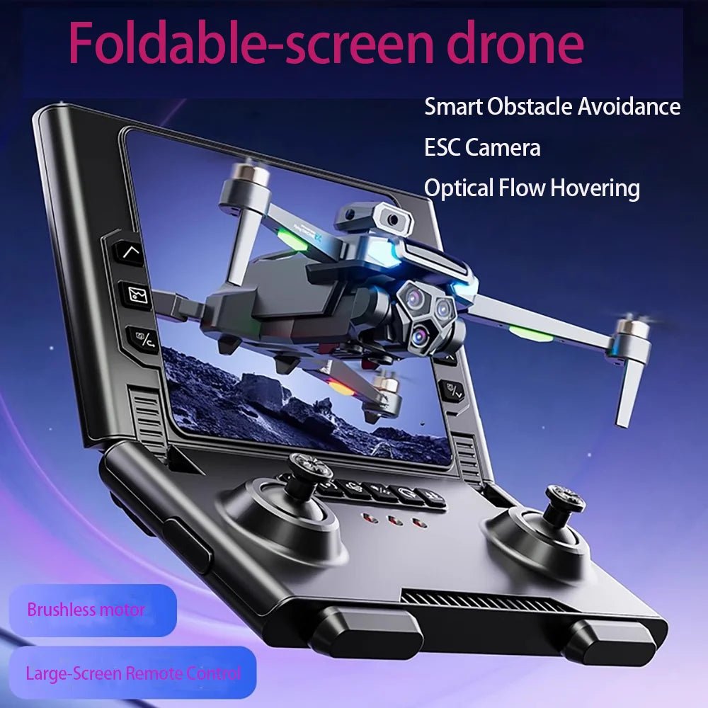 M66 Drone HD Folding Remote Control With Camera And Screen 5G