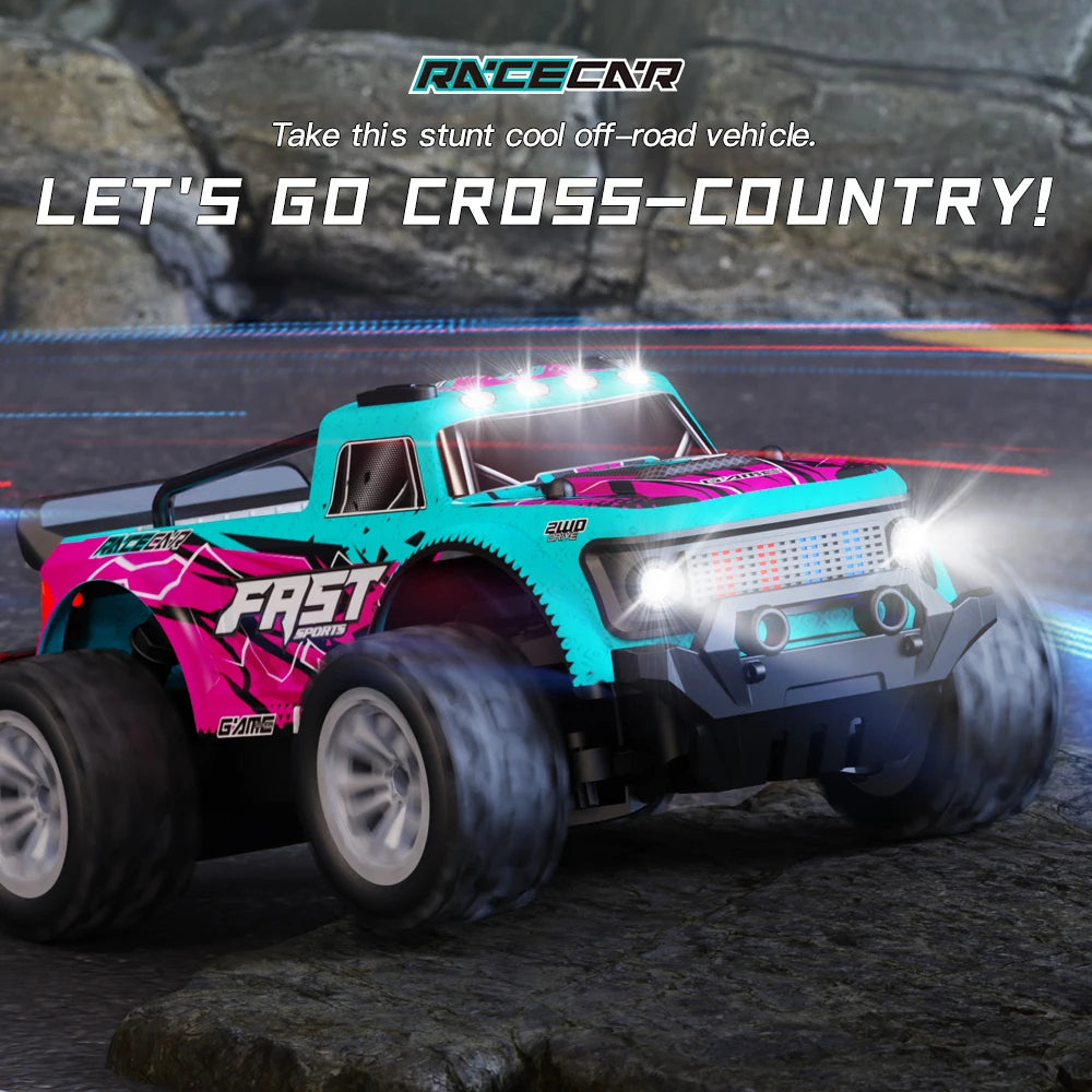 ZWN 1:16/1:20 2.4G Model RC Car With LED Light 2WD Off-road Remote