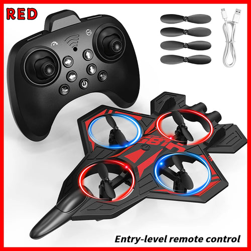 YL86 RC Plane Helicopter 2.4GHz Remote Control Aircraft with 360° Rolling Stunts, Three Speed Modes & Beginner-Friendly Flight Design