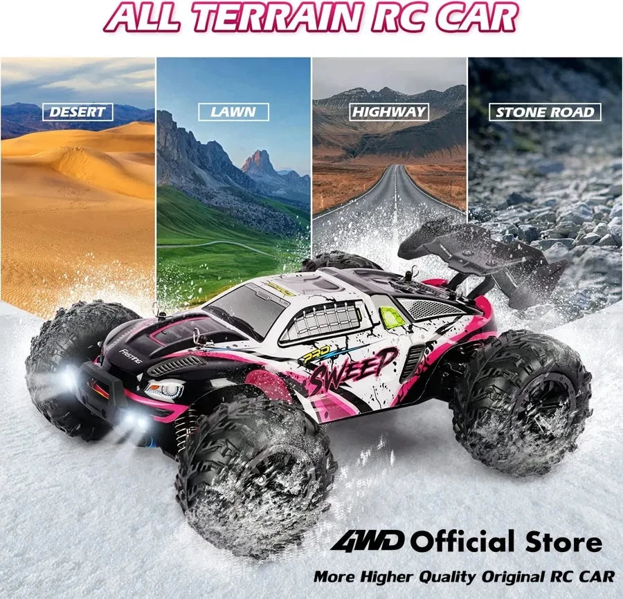 4WD Remote Control Car Off Road 4x4 RC High Speed Truck Super