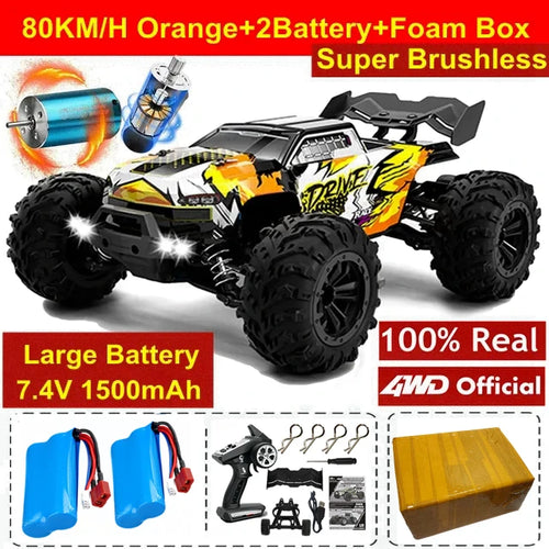 4WD Remote Control Car Off Road 4x4 RC High Speed Truck Super