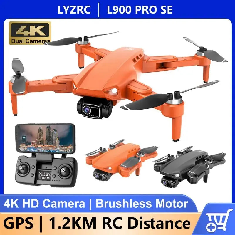 L900 PRO SE GPS Drone 4K Professional HD Dual Camera Dron with