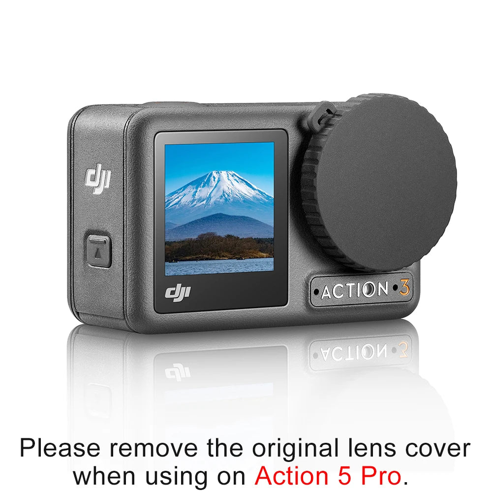 For DJI Osmo Action 5 Pro 4 3 Screen Protector Tempered Glass Film Lens Cover Cap Bag Case for DJI Action 4 5Pro Accessories
