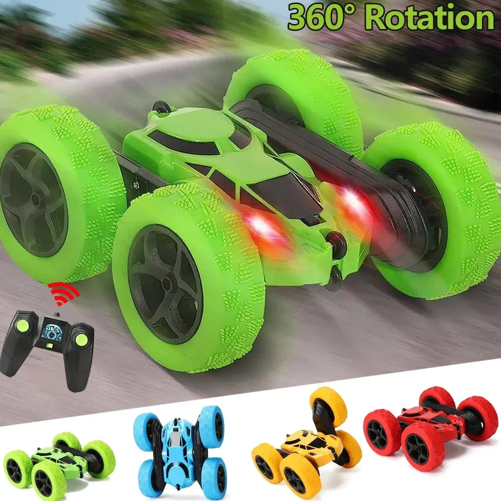 Rc Stunt Car Kids Double Sided Flip Remote Control Cars 2.4G High