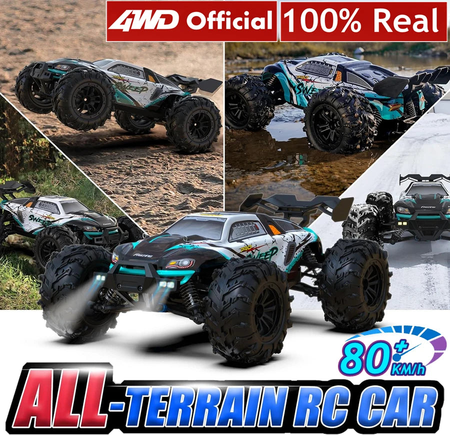 4WD Remote Control Car Off Road 4x4 RC High Speed Truck Super