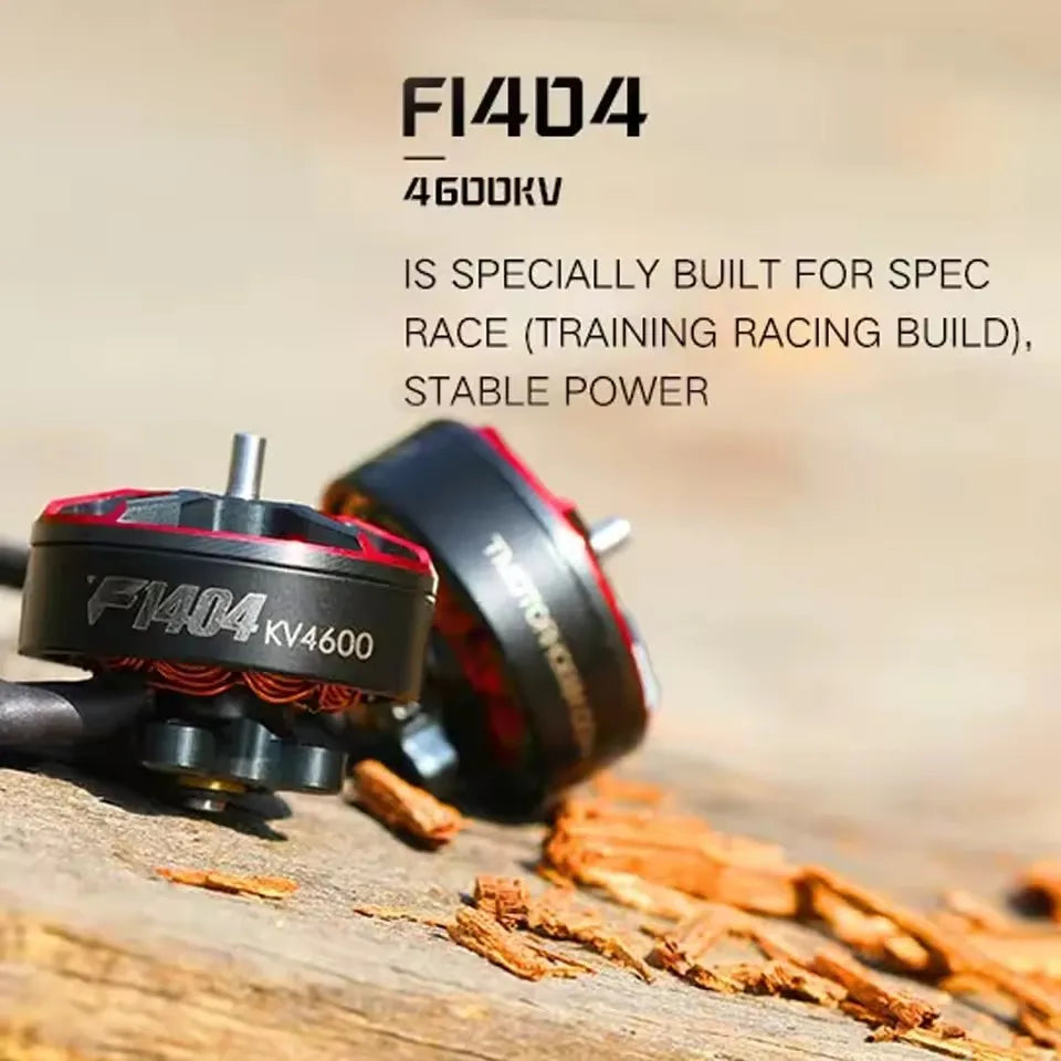 T-Motor F1404 1404 2900 3800 4600KV 3-4S Lipo FPV Brushless Motor 1.5mm Shaft 2.5-4inch Cinewhoop Dutcted RC Racing Drones