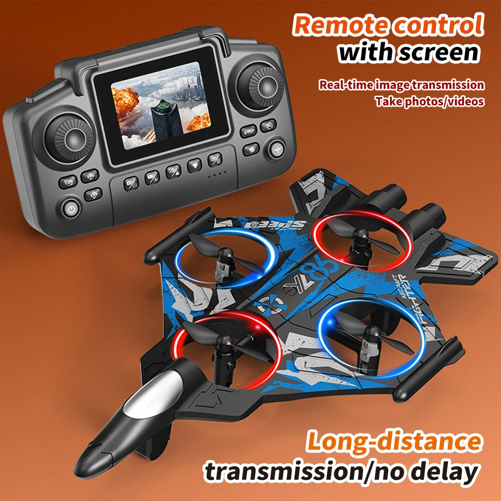 YL86 RC Plane Helicopter 2.4GHz Remote Control Aircraft with 360° Rolling Stunts, Three Speed Modes & Beginner-Friendly Flight Design