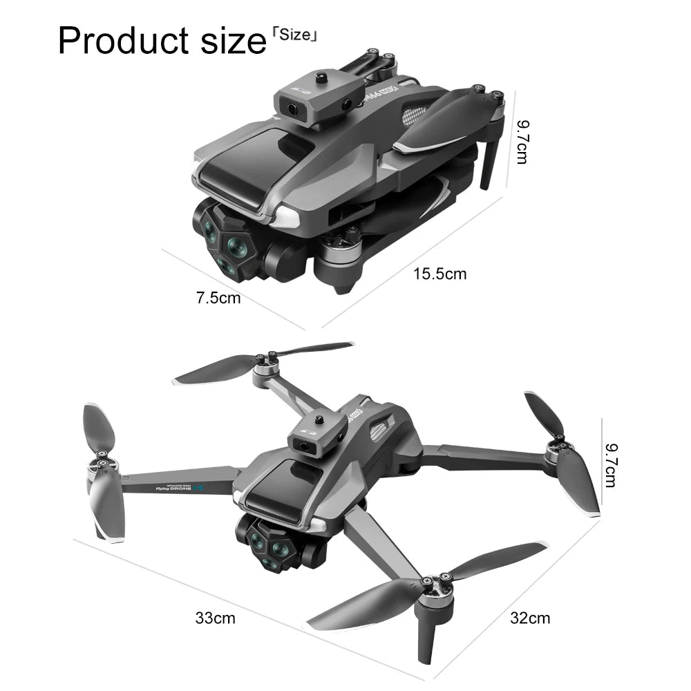 M66 Drone HD Folding Remote Control With Camera And Screen 5G