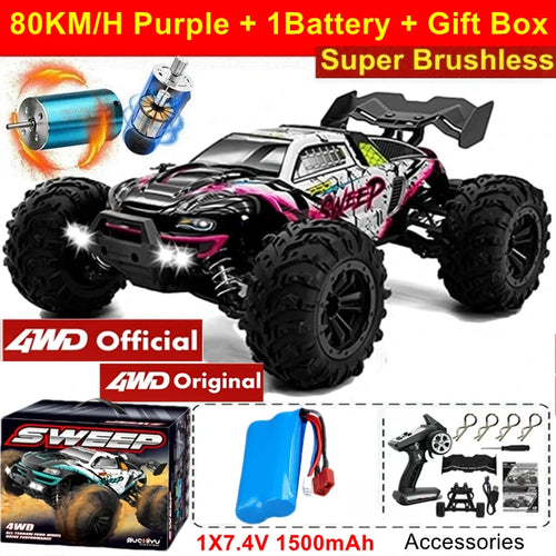 4WD Remote Control Car Off Road 4x4 RC Car High Speed Buggy Truck