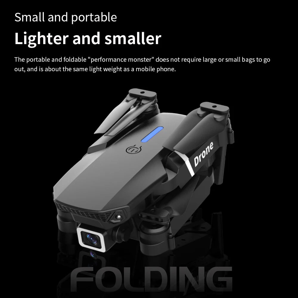 New Drone 2.4G RC Quadcopter Drone 5G FPV WiFi Easy Foldable With Mod