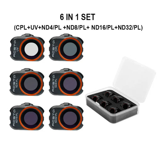 RCSTQ For DJI Mini 2/Mini 2 SE Drone Filter UV CPL ND4 ND8 ND16 ND32