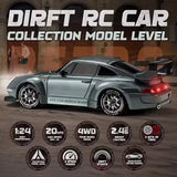 4WD Remote Control Drift Car Full Size 1:24 Mini Remote Control Racing