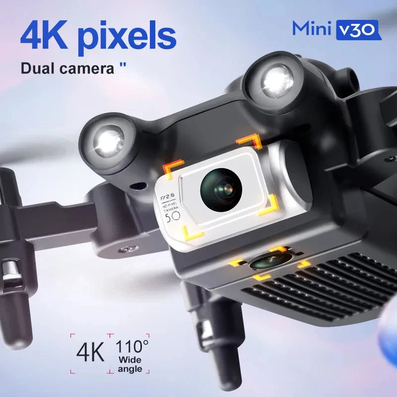 Lenovo Mini V30 Drone 8K Aerial HD Profesional RC Drones Five-sided Obstacle Avoidance Helicopter Convenient GPS Drone With VR