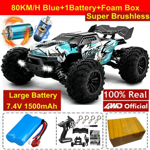 4WD Remote Control Car Off Road 4x4 RC High Speed Truck Super