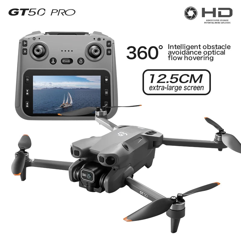 GT50 Aerial Photography Drone with Obstacle Avoidance, HD Brushless