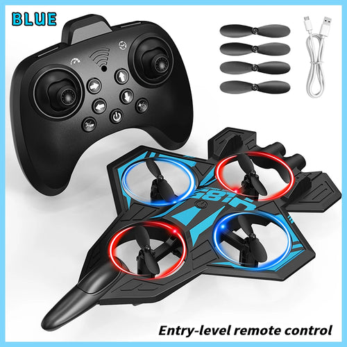 YL86 RC Plane Helicopter 2.4GHz Remote Control Aircraft with 360° Rolling Stunts, Three Speed Modes & Beginner-Friendly Flight Design