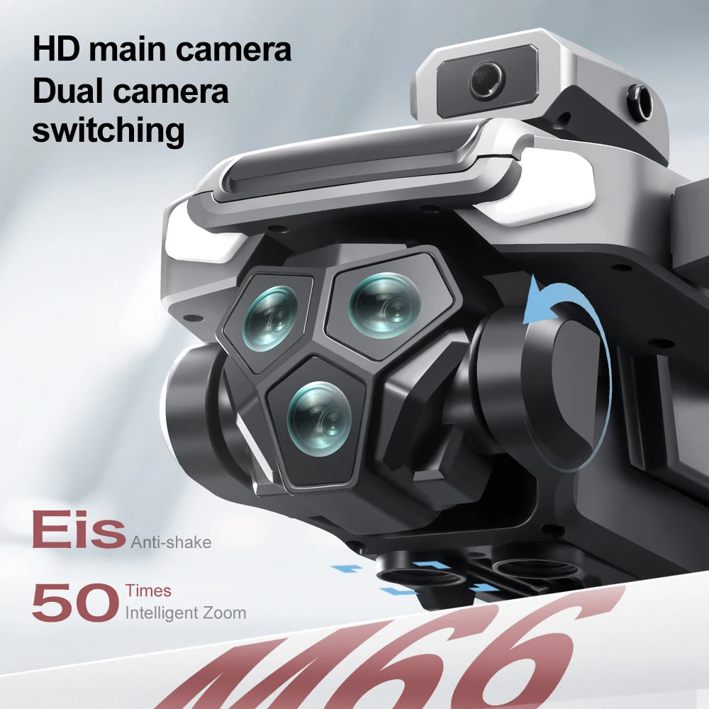 M66 Drone HD Folding Remote Control With Camera And Screen 5G