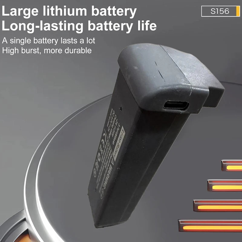 Battery 1 Piece 3.7V 1800mAh Mini Drone For S156 RC Quadcopter Drone Replacement DIY Accessories