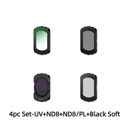 DJI OSMO POKET3 UV Magnetic Filter Kit UV CPL ND8/16/32/64 NDPL Black