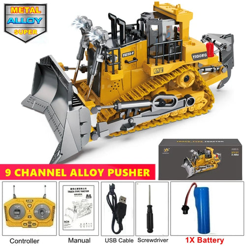 4WD Remote Control Excavator Toy Radio Controlled RC Dump Truck