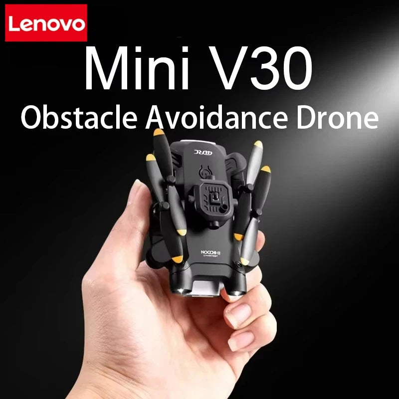 Lenovo Mini V30 Drone 8K Aerial HD Profesional RC Drones Five-sided Obstacle Avoidance Helicopter Convenient GPS Drone With VR