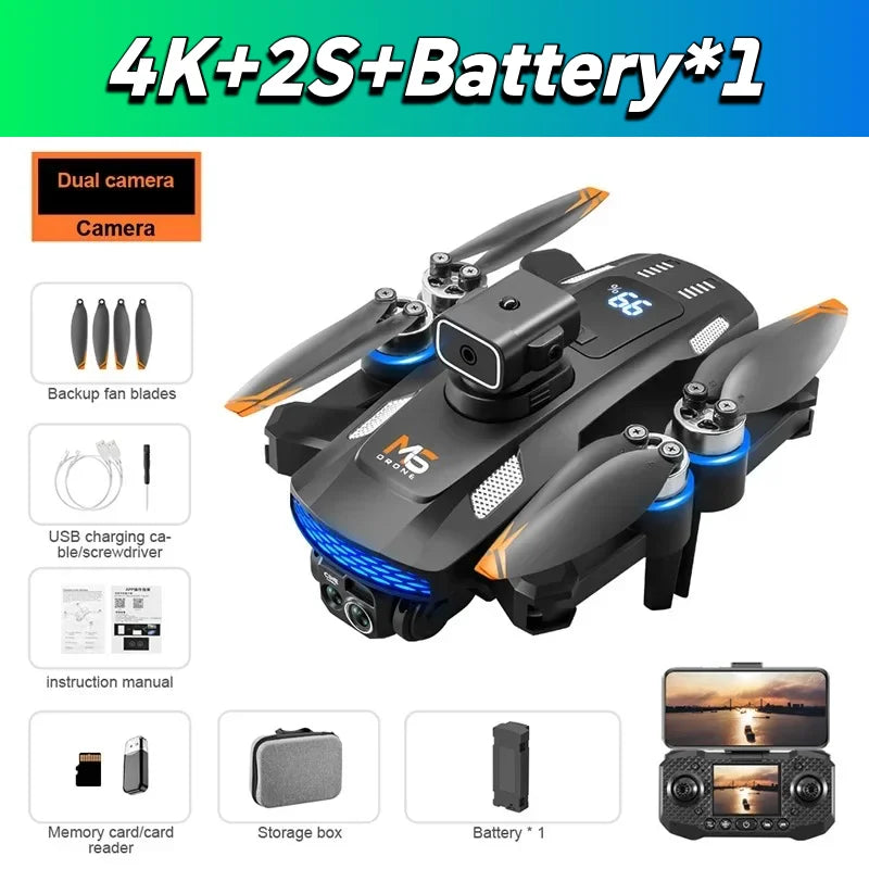 Lenovo M6 Drone 4K 8K Professional HD Camera Drones 5G WIFI FPV Video 4k UAV With screen Remote control RC Quadcopter Dron gift