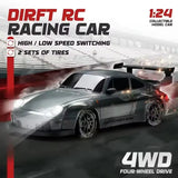 4WD Remote Control Drift Car Full Size 1:24 Mini Remote Control Racing