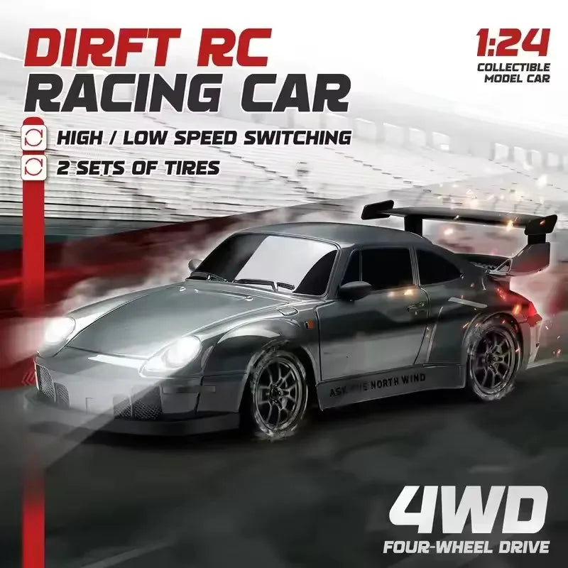 4WD Remote Control Drift Car Full Size 1:24 Mini Remote Control Racing