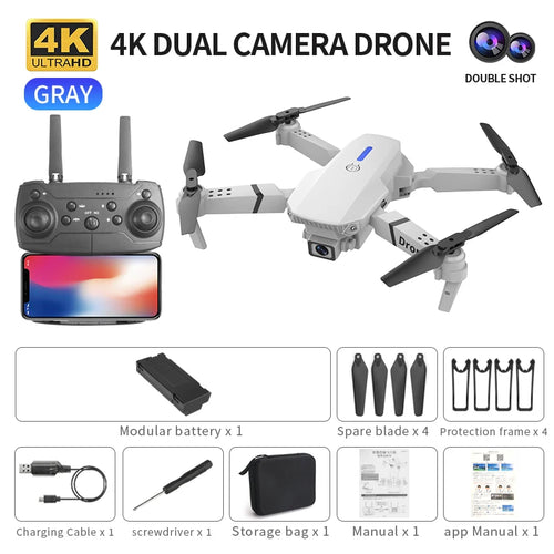 New Drone 2.4G RC Quadcopter Drone 5G FPV WiFi Easy Foldable With Mod