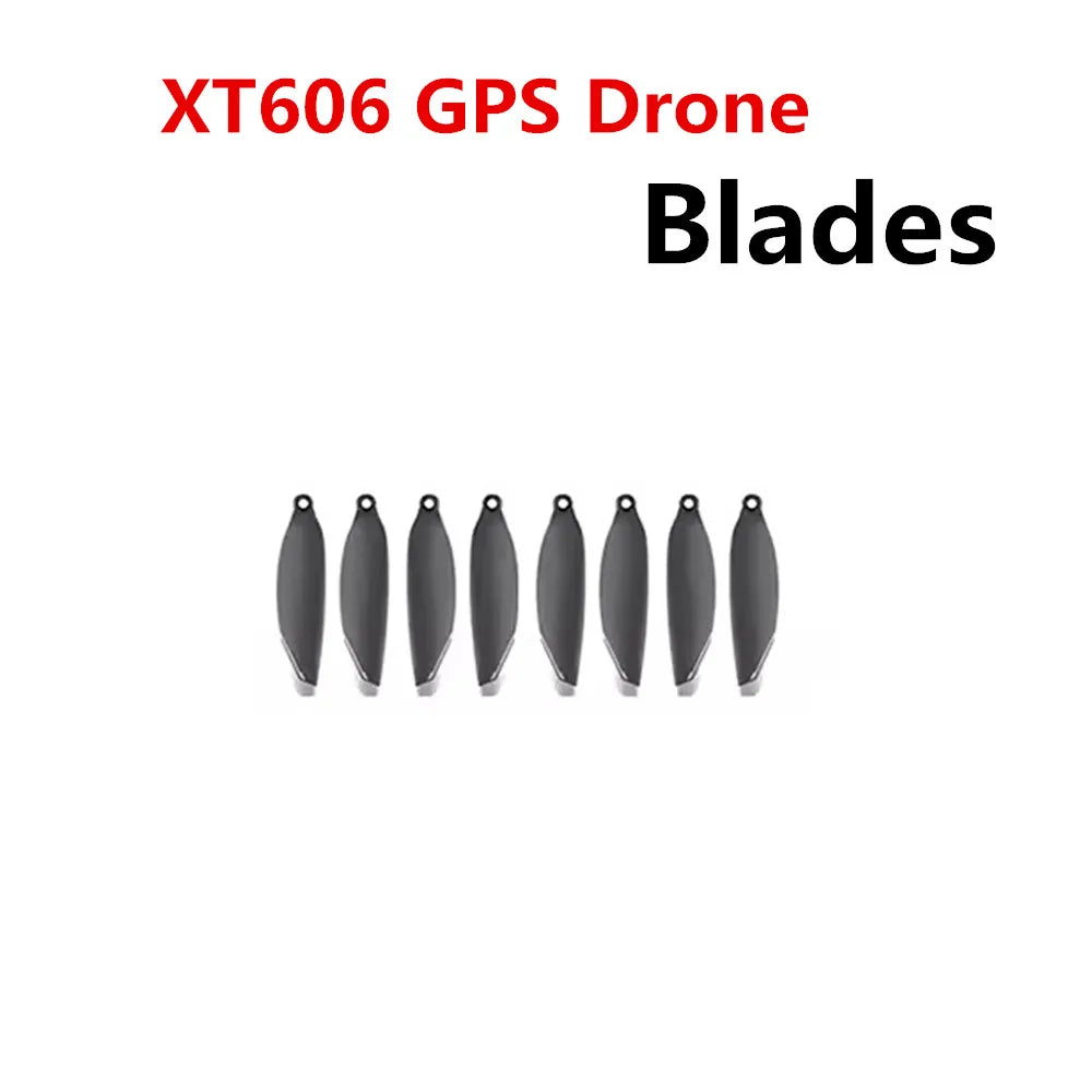 3.7V 1200mAh 2500mAh For XT606 MAX GPS Drone Battery  XT606 GPS Drone Parts Propeller Blade