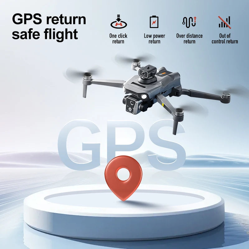 New K19 Max GPS Drone Dual Camera 5G FPV Transmission Brushless Remote