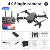 Professional E88 4K Drone with Wide-Angle HD Camera, WiFi FPV &amp; Altitude Hold