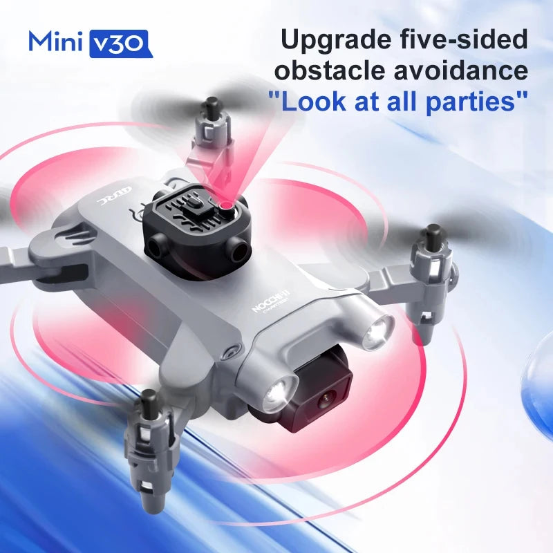 Lenovo Mini V30 Drone 8K Aerial HD Profesional RC Drones Five-sided Obstacle Avoidance Helicopter Convenient GPS Drone With VR